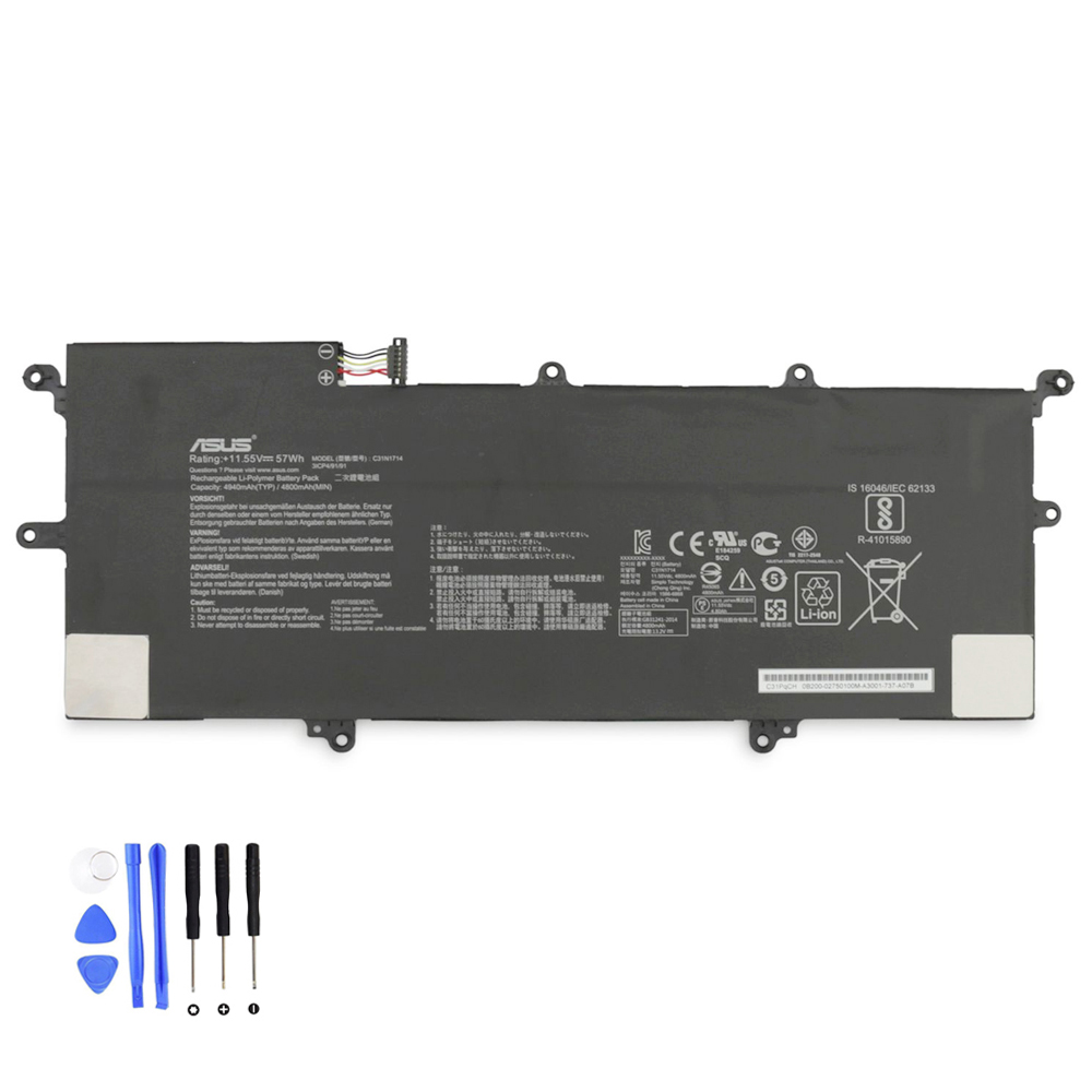 57Wh Asus C31N1714 Akku