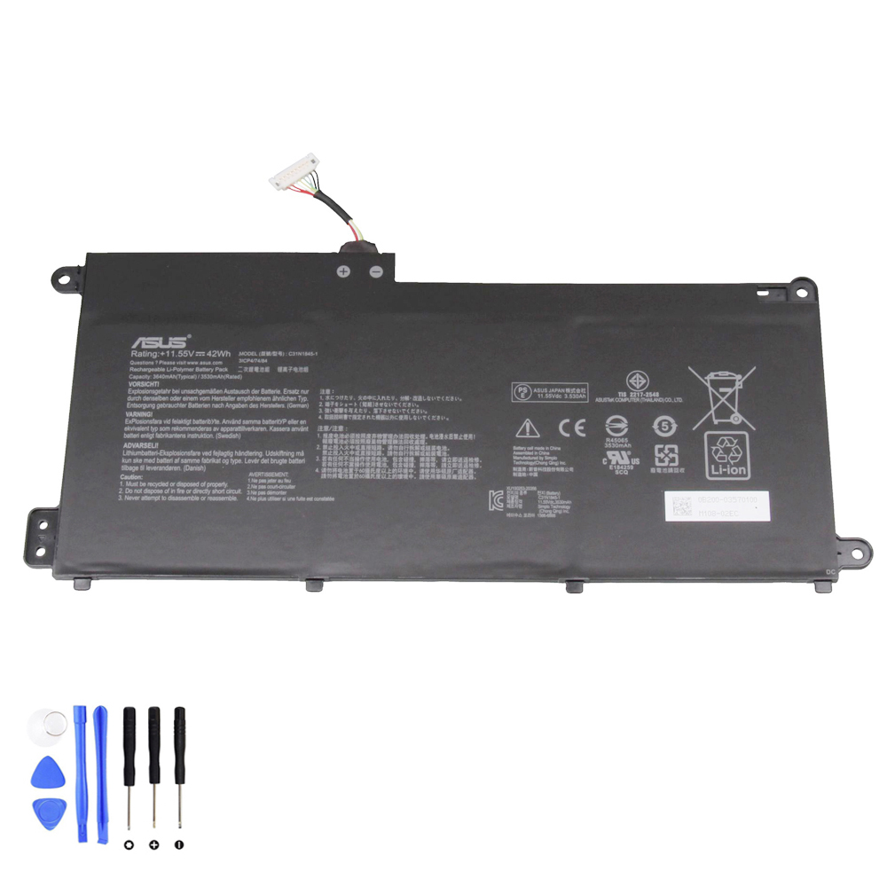 42Wh Asus C31N1845-1 Akku