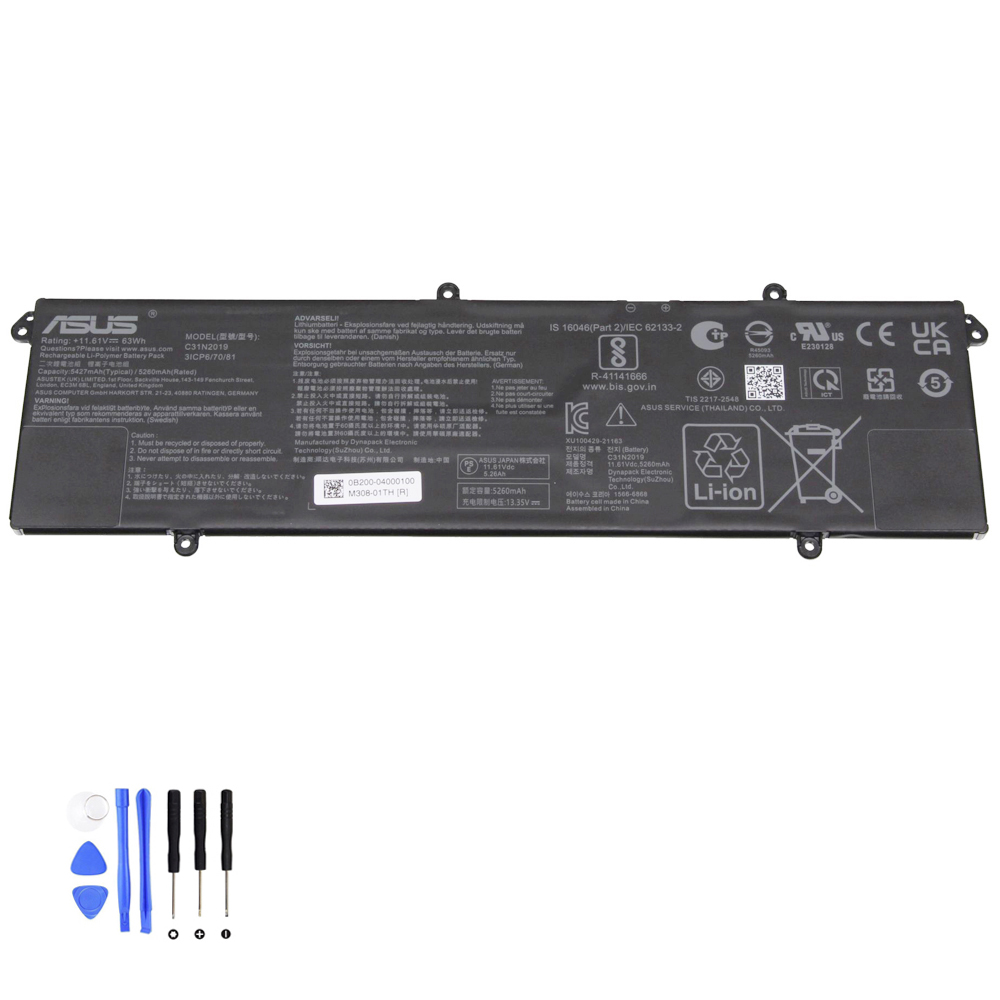63Wh Asus C31N2019 Akku