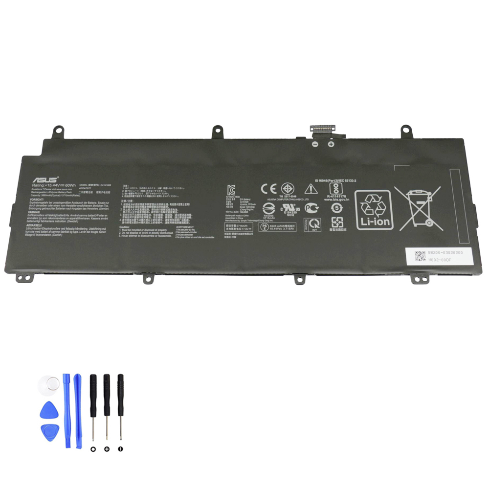 60Wh Asus C41N1828 Akku