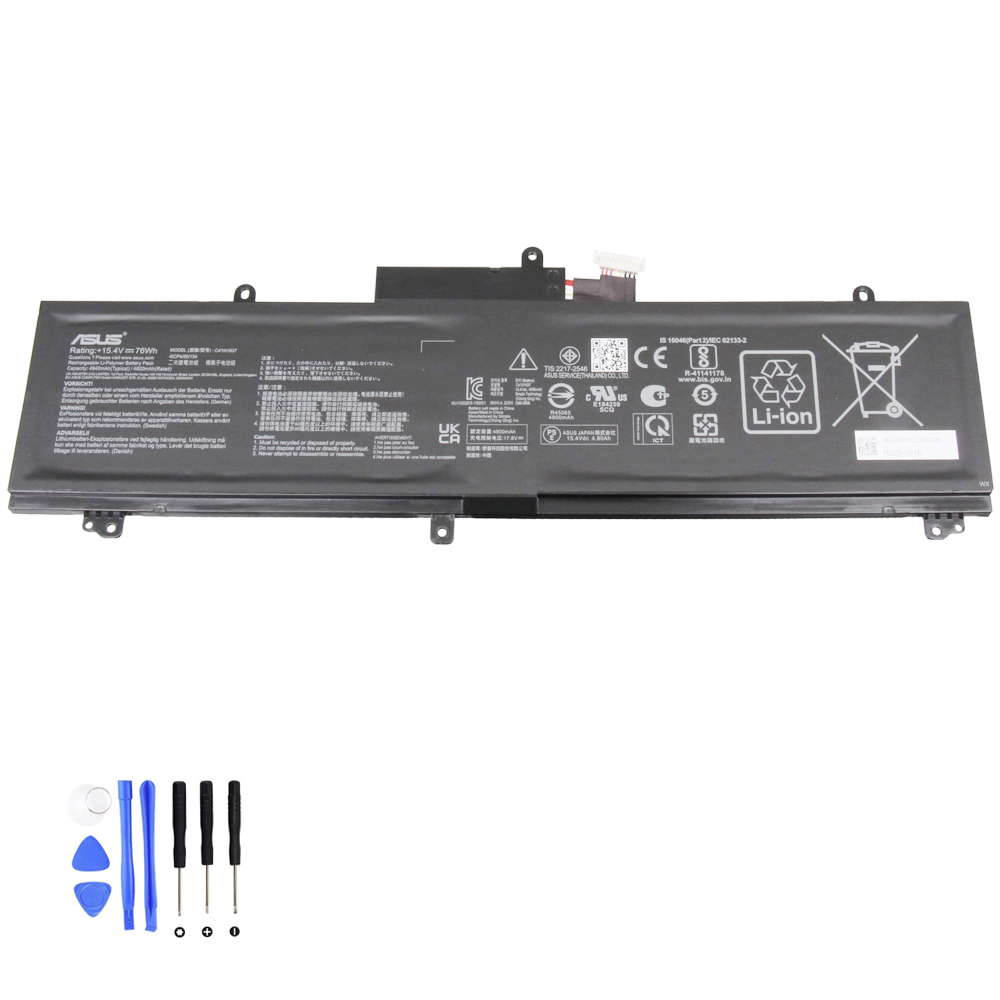 76Wh Asus C41N1837 Akku