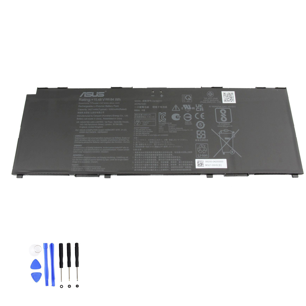 84Wh Asus C41N2111 Akku