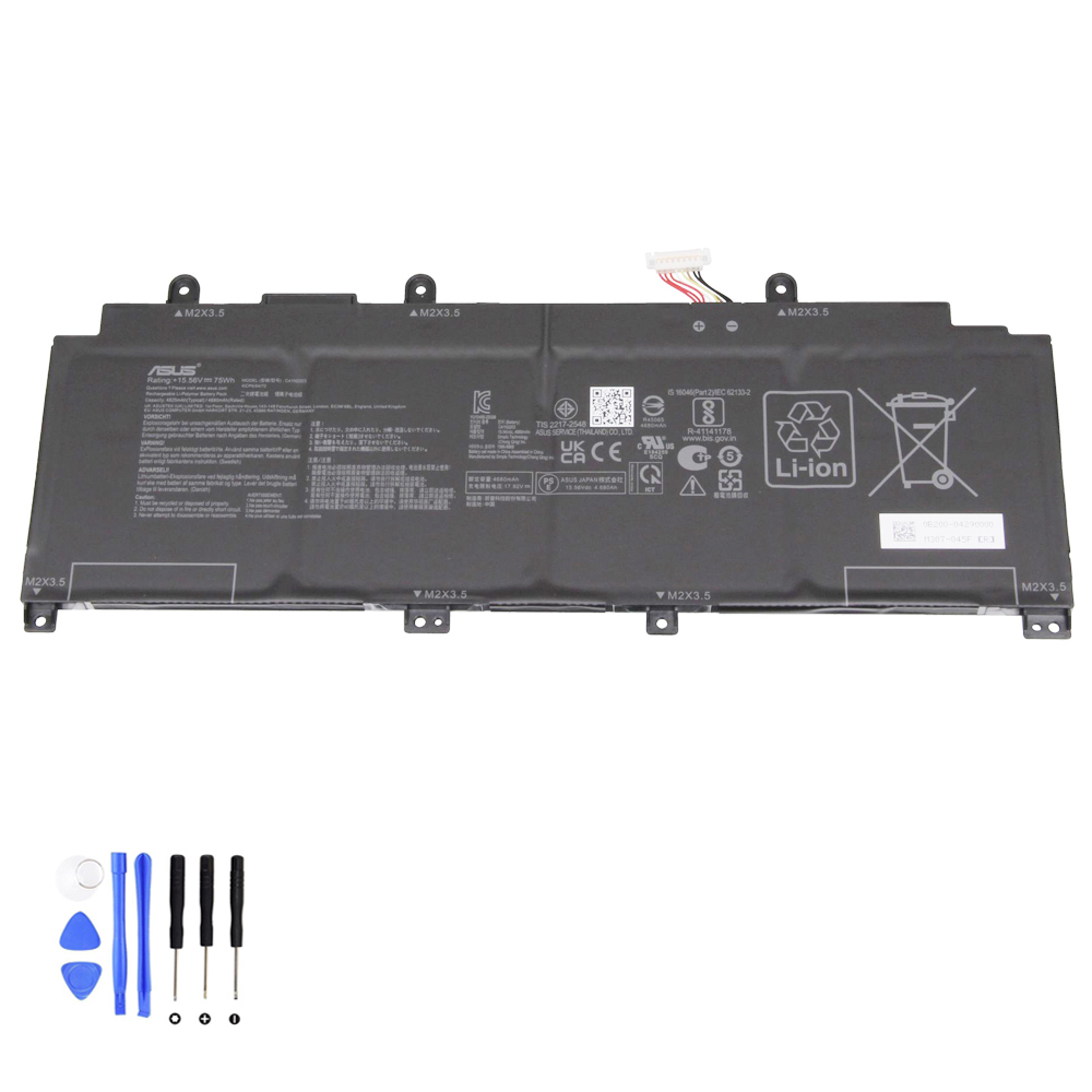 75Wh Asus C41N2203 Akku