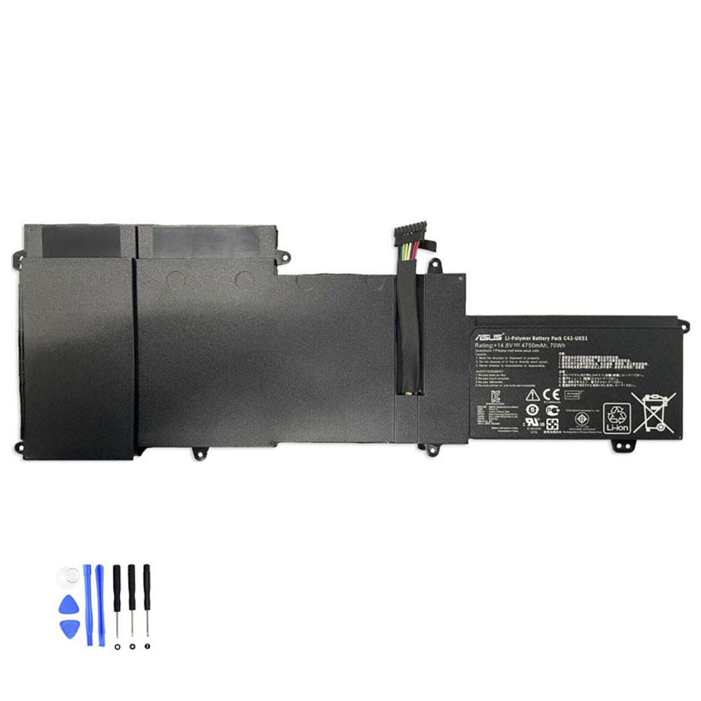 70Wh Asus C42-UX51 Akku