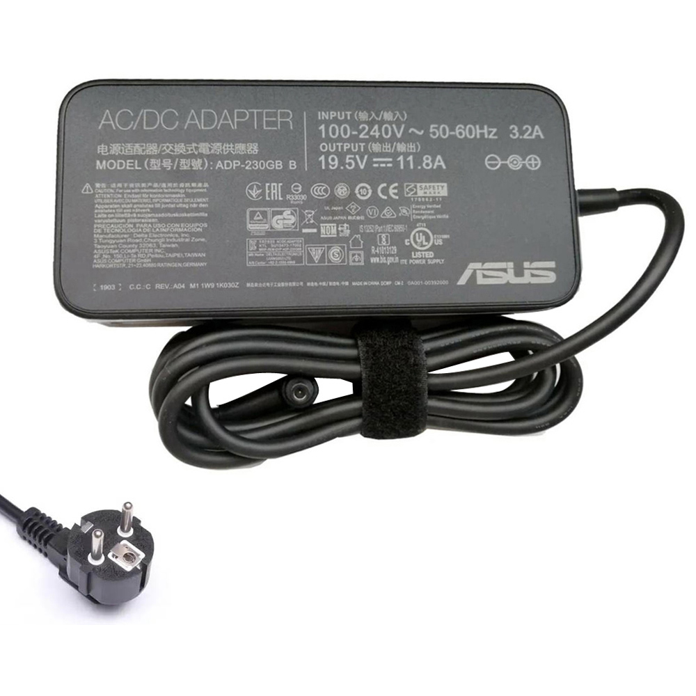 19.5V 11.8A 230W Asus 6.0mm 3.7mm Netzteil Ladegerät