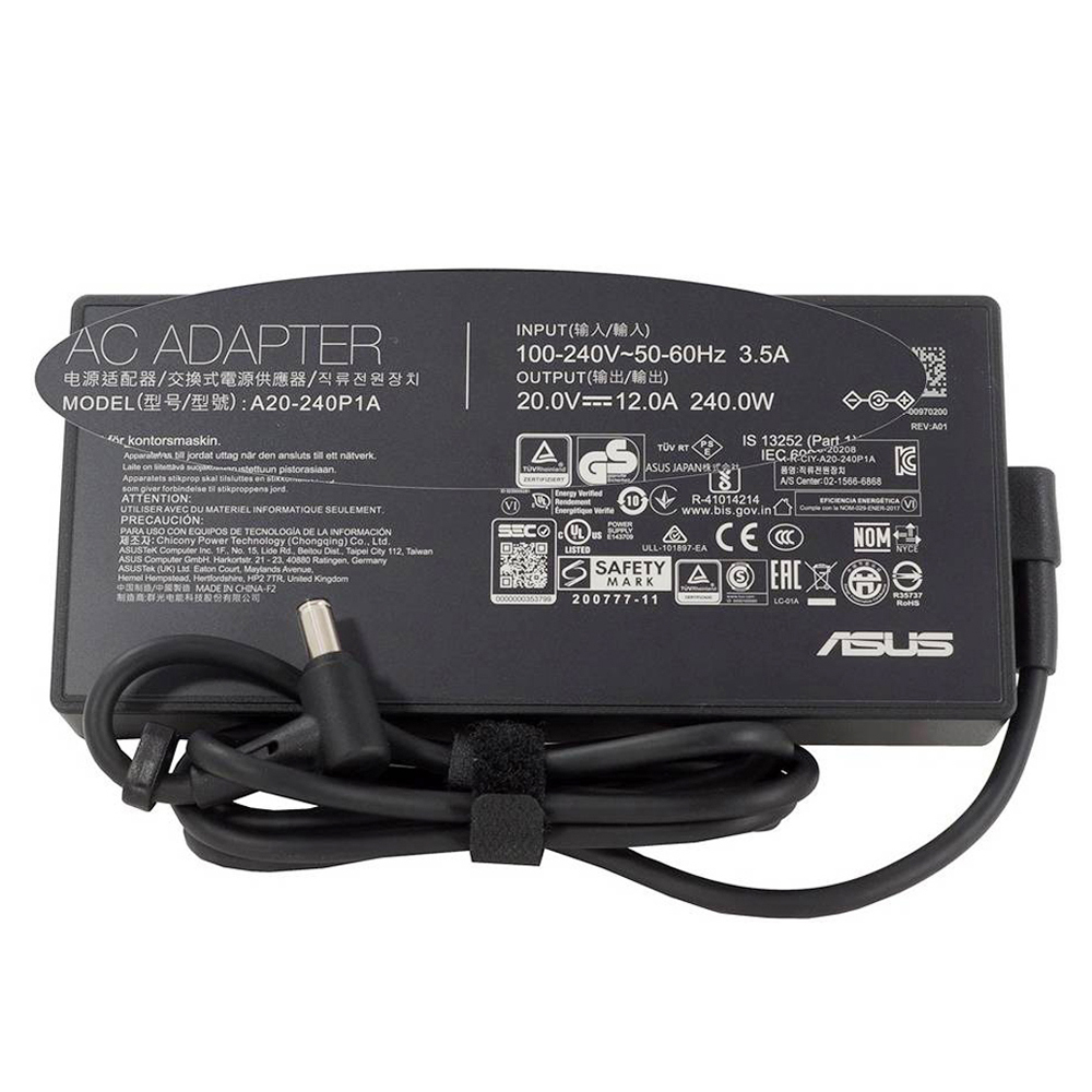 20V 12A 240W Asus 6.0mm 3.7mm Netzteil Ladegerät – Bild 2