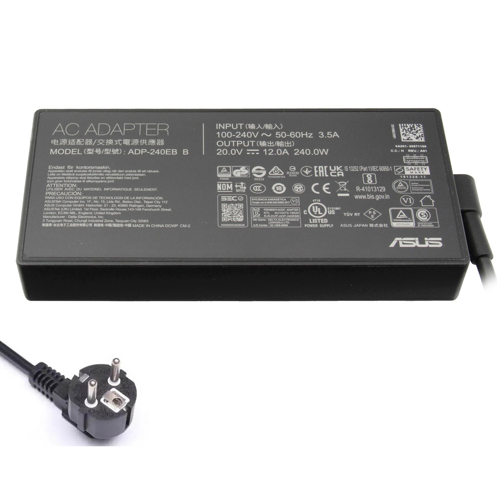 20V 12A 240W Asus Rechteckverbindung Netzteil Ladegerät – Bild 2
