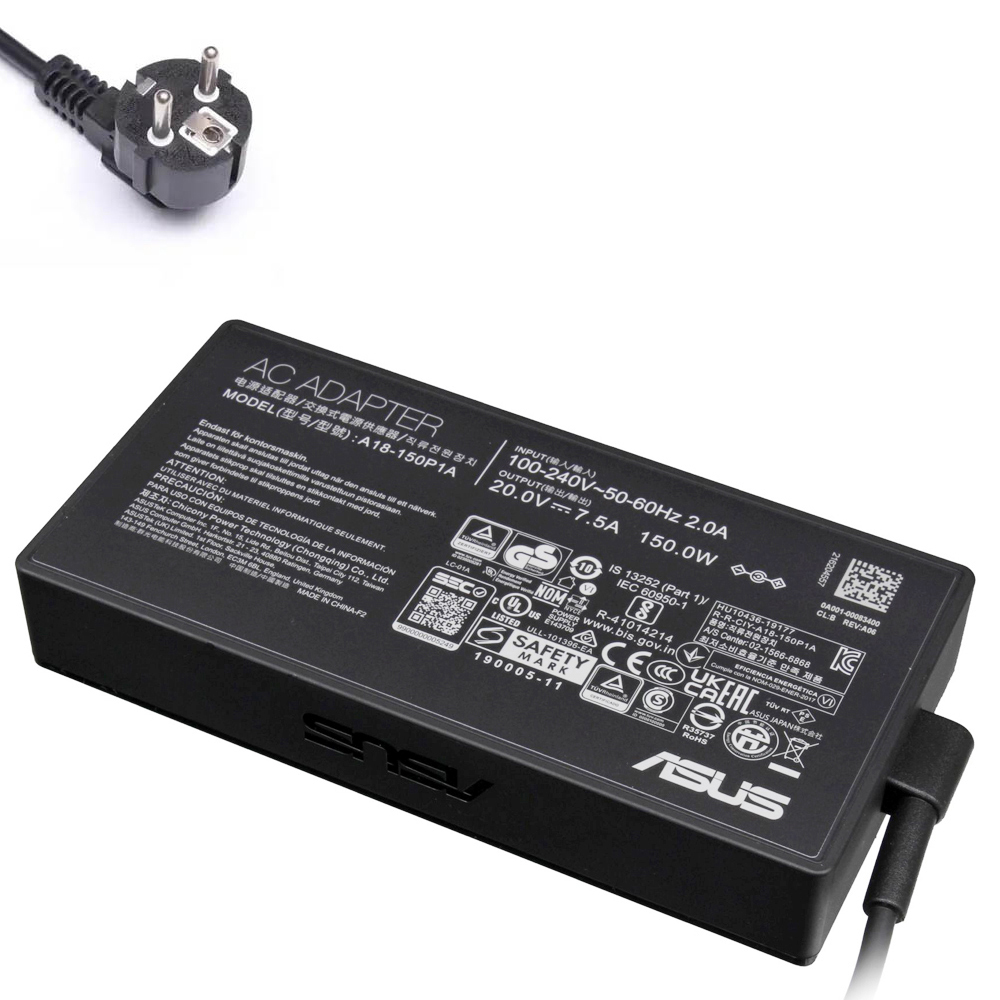 20V 7.5A 150W Asus 6.0mm 3.7mm Netzteil Ladegerät