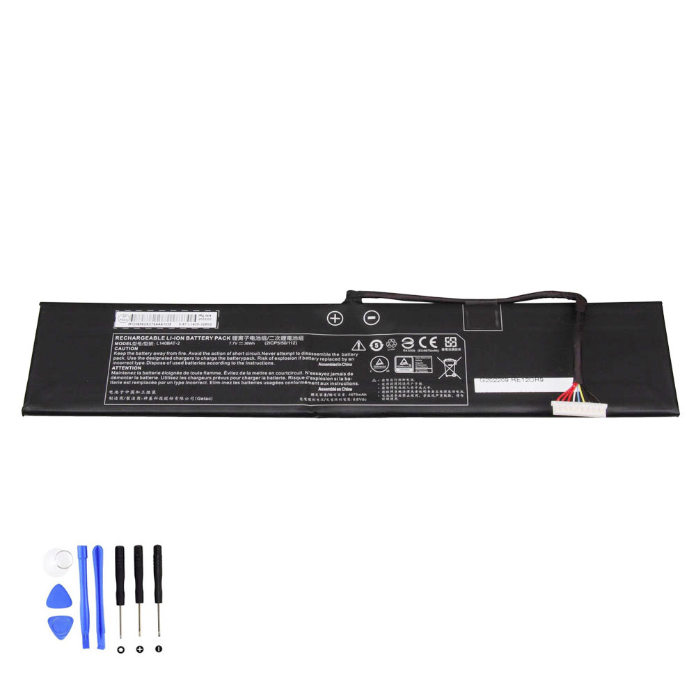 36Wh Clevo L140BAT-2 Akku