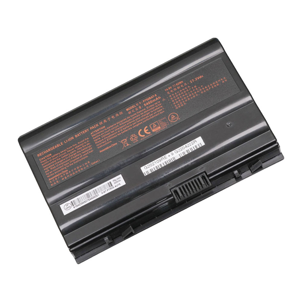 82Wh Clevo P750BAT-8 Akku