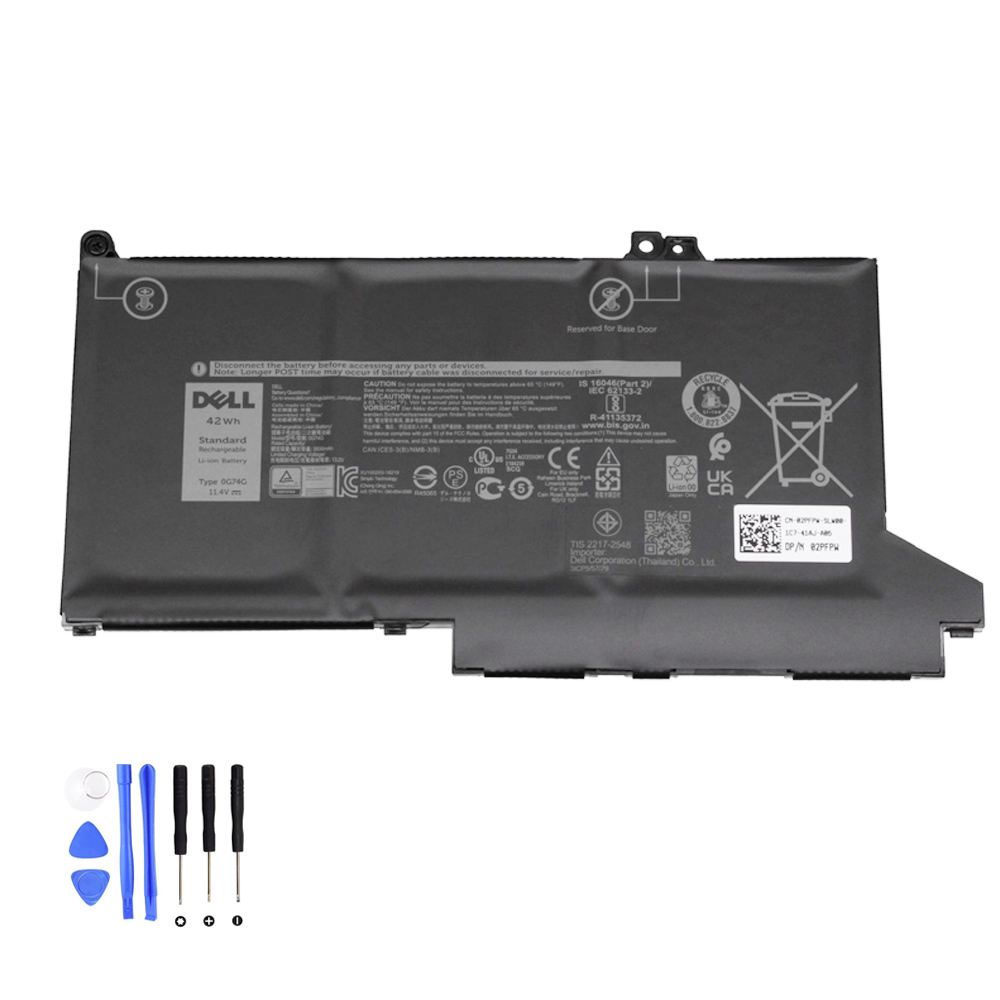 42Wh Dell 0G74G Akku