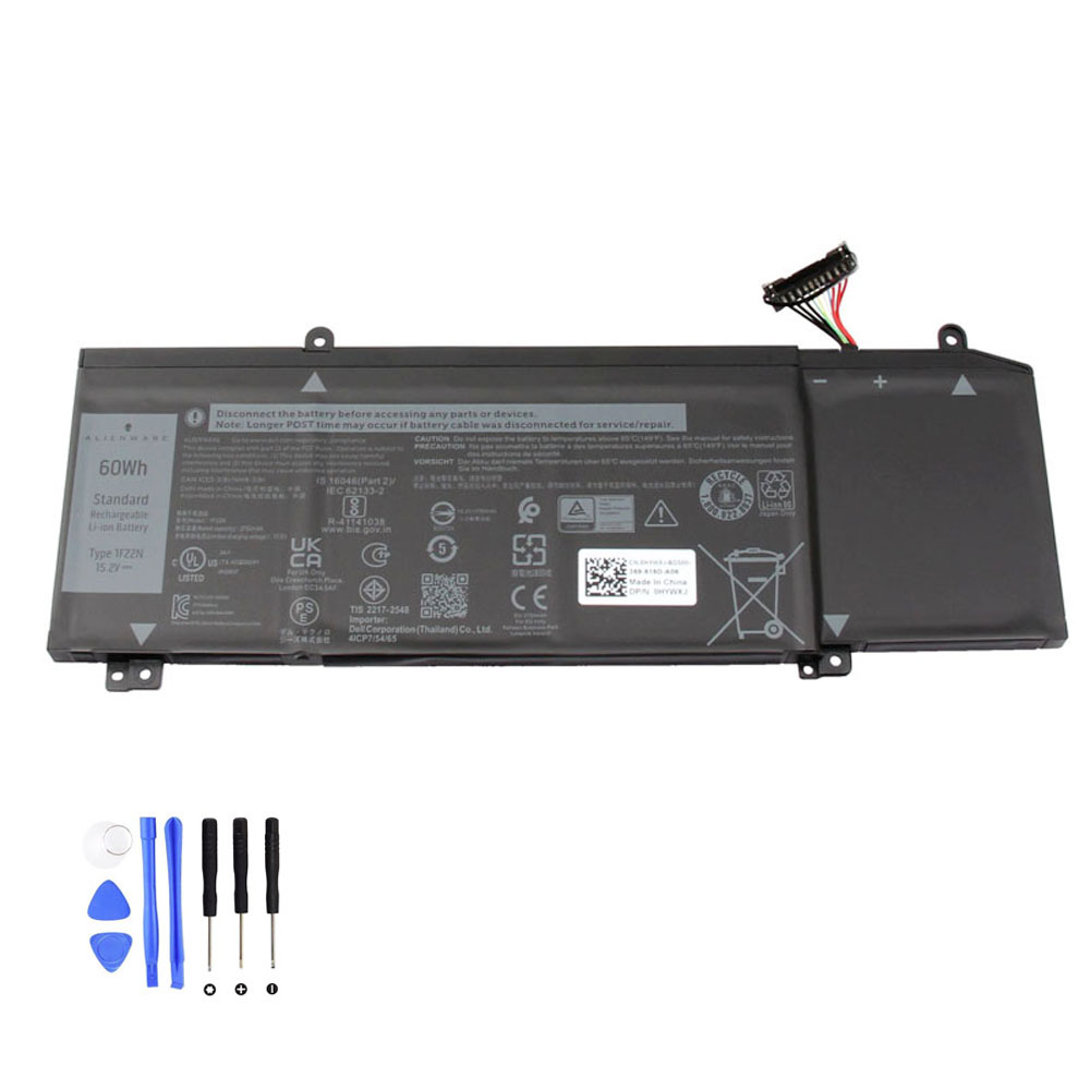 60Wh Dell 1F22N Akku