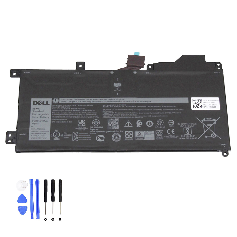 38Wh Dell 1FKCC Akku