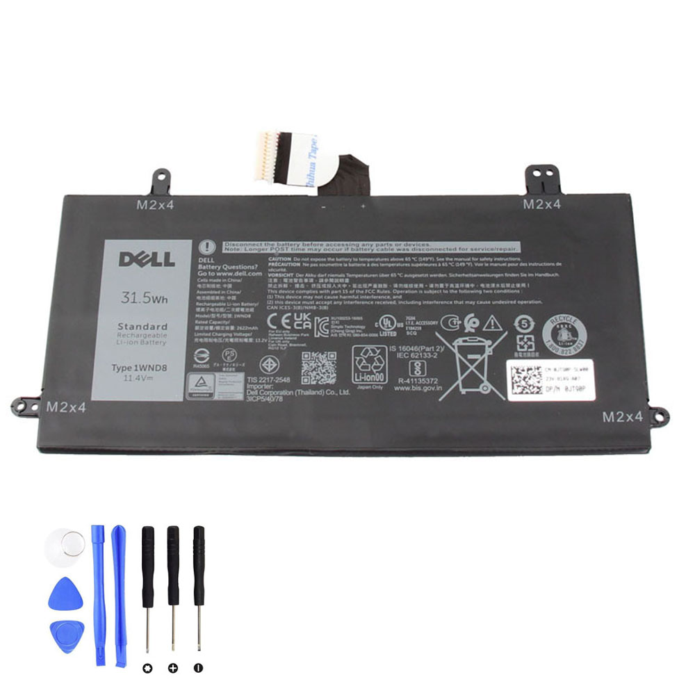 31.5Wh Dell 1WND8 Akku