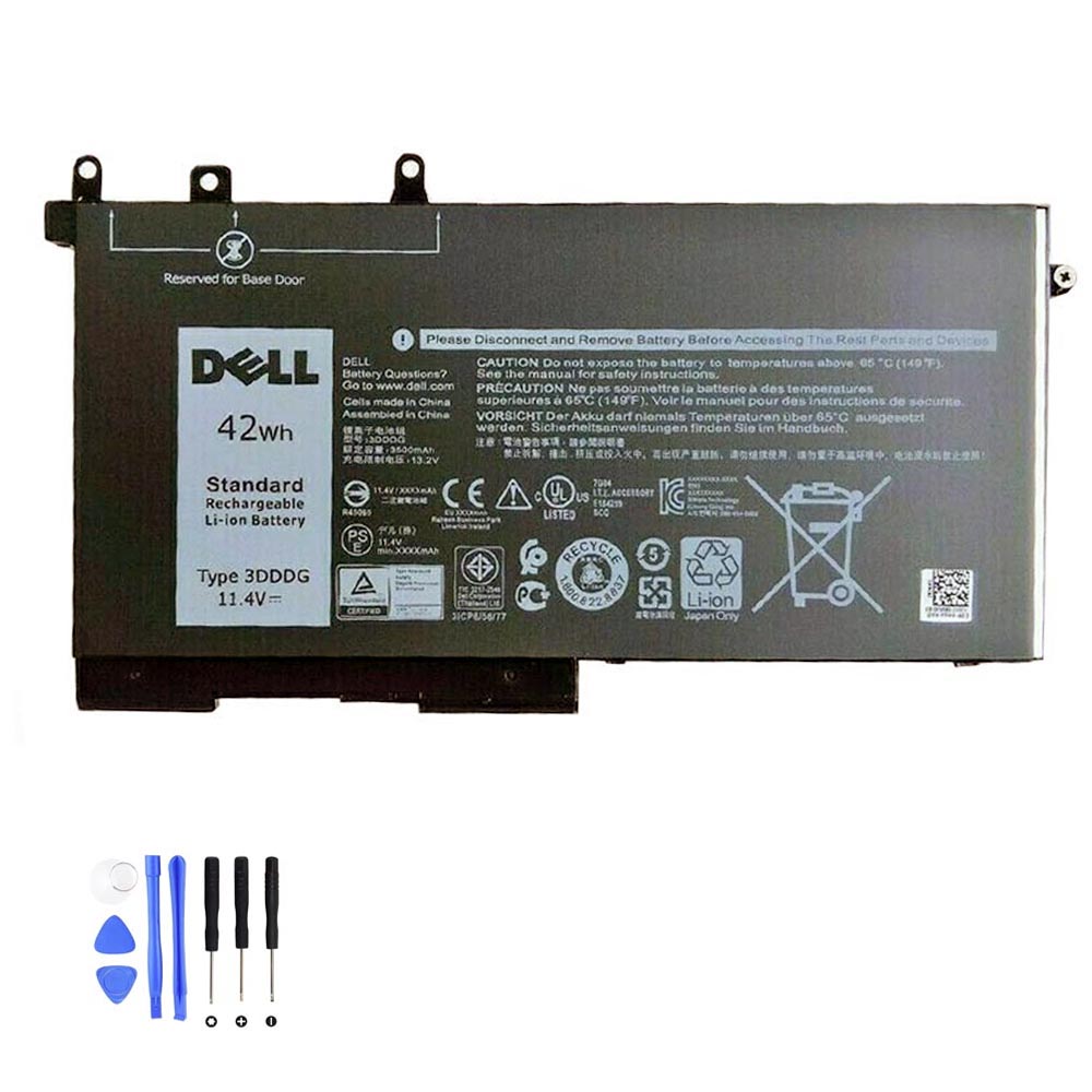 42Wh Dell 3DDDG Akku