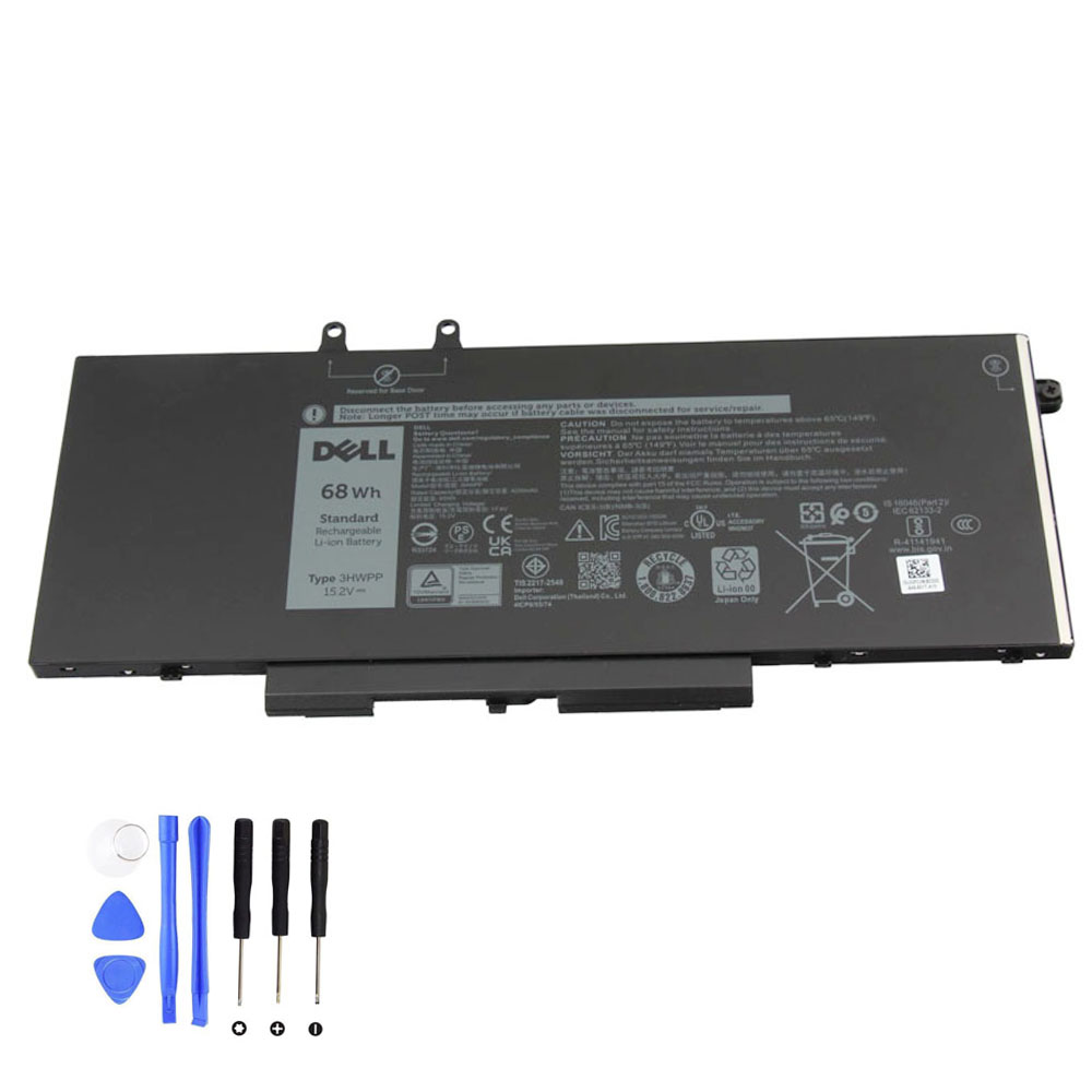 68Wh Dell 3HWPP Akku