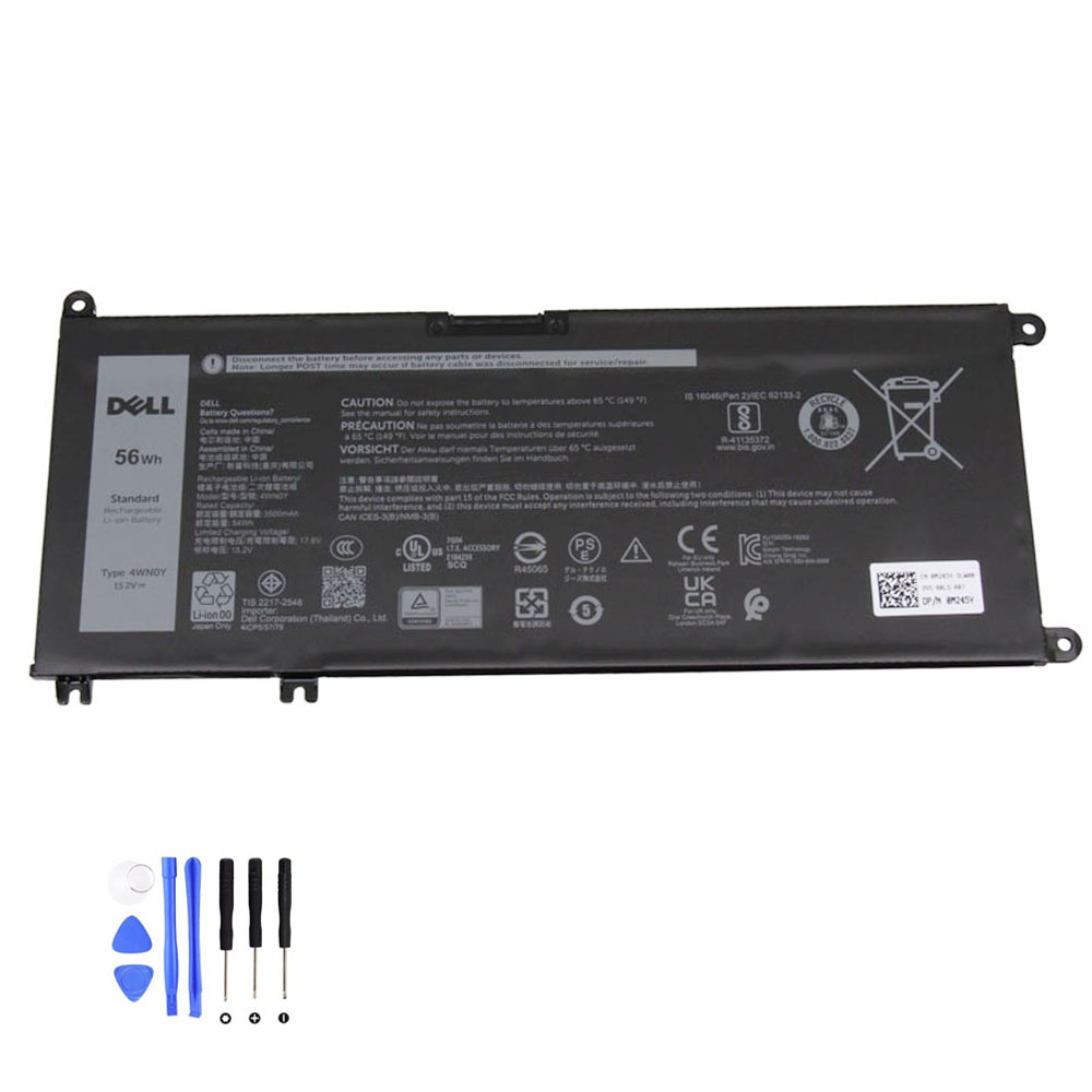 56Wh Dell 4WNOY Akku