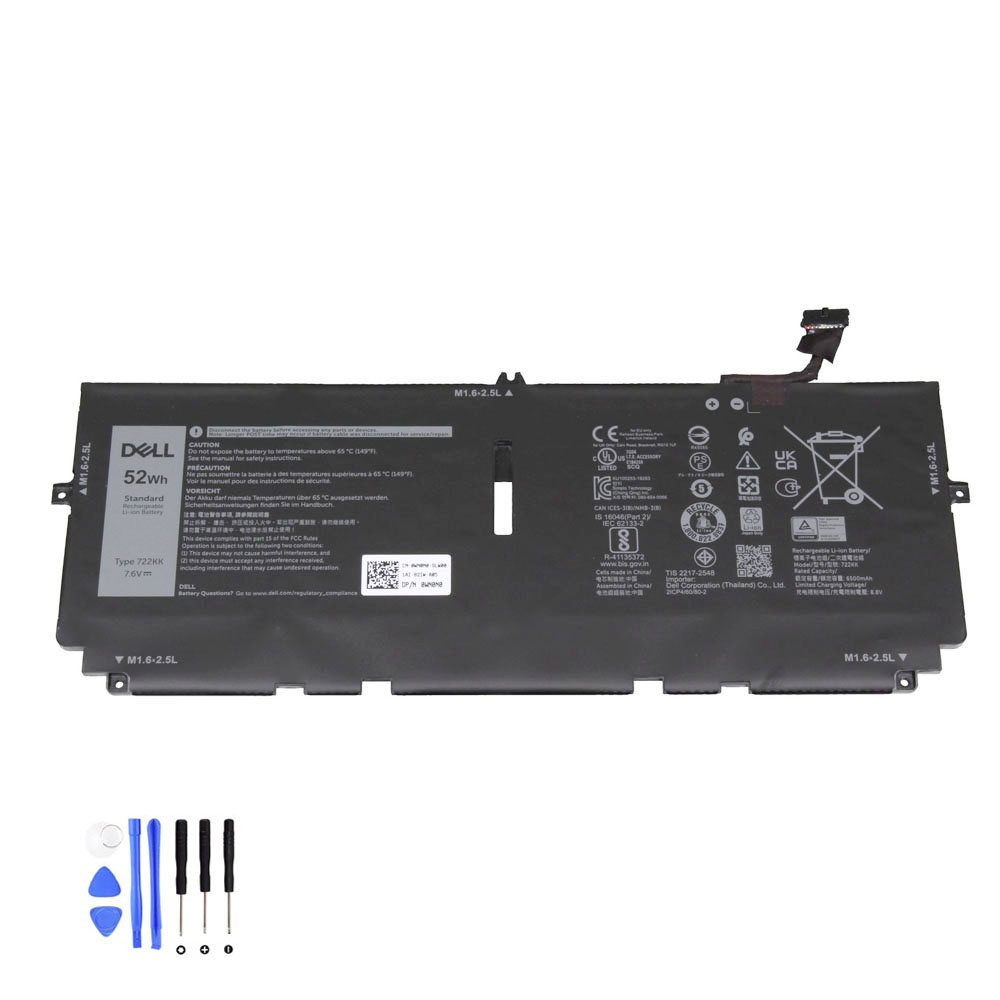 52Wh Dell 722KK Akku