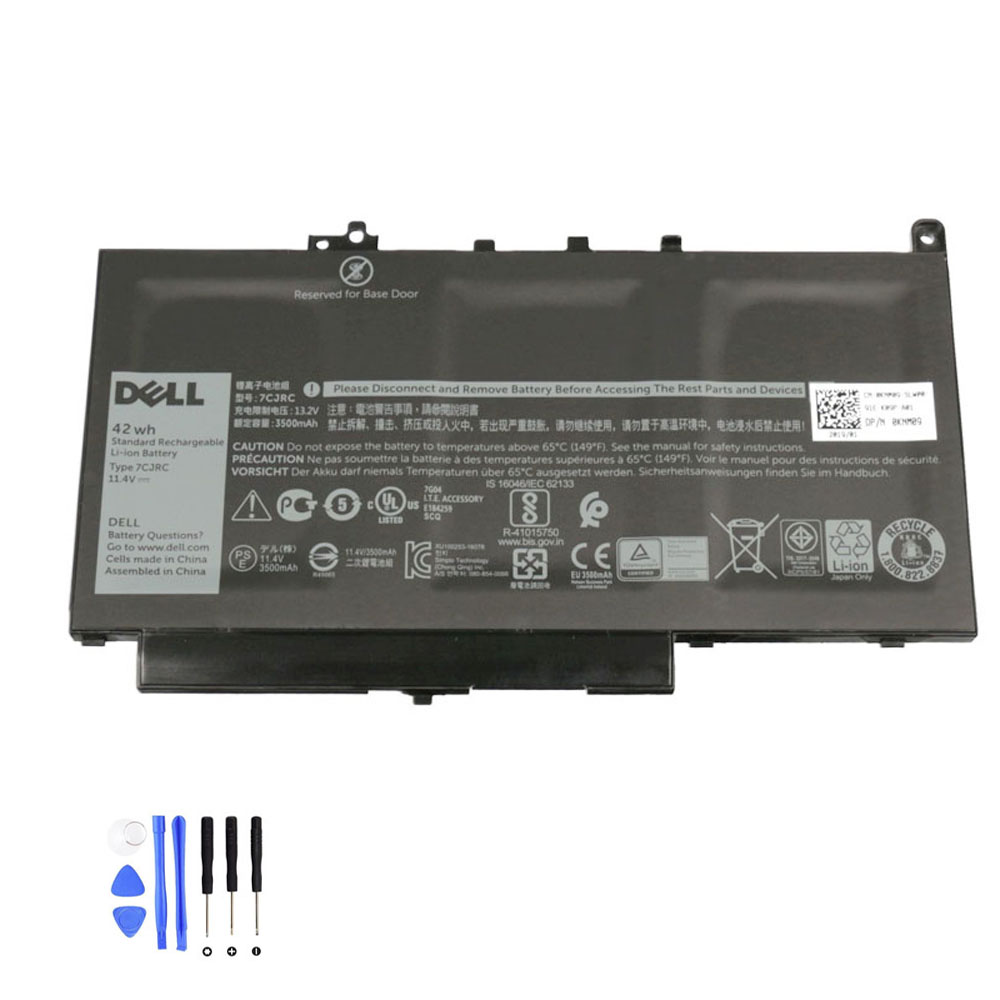 42Wh Dell 7CJRC Akku