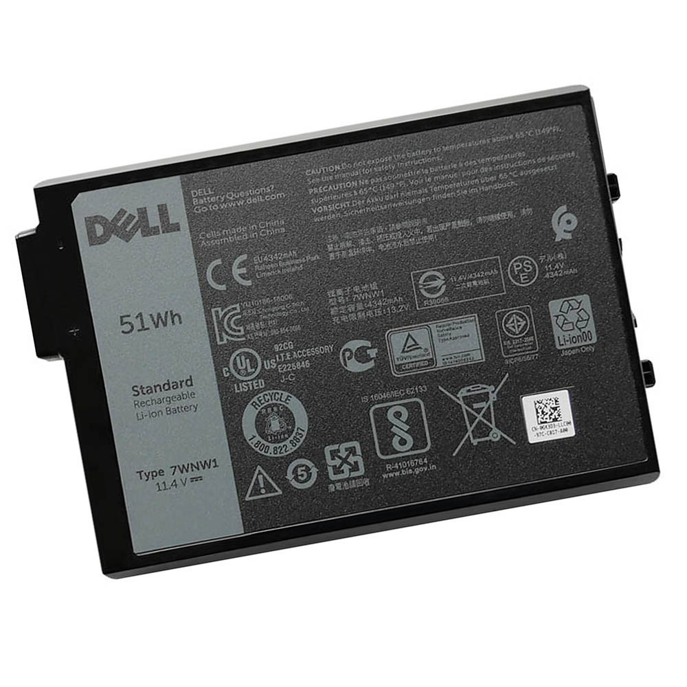 51Wh Dell 7WNW1 Akku
