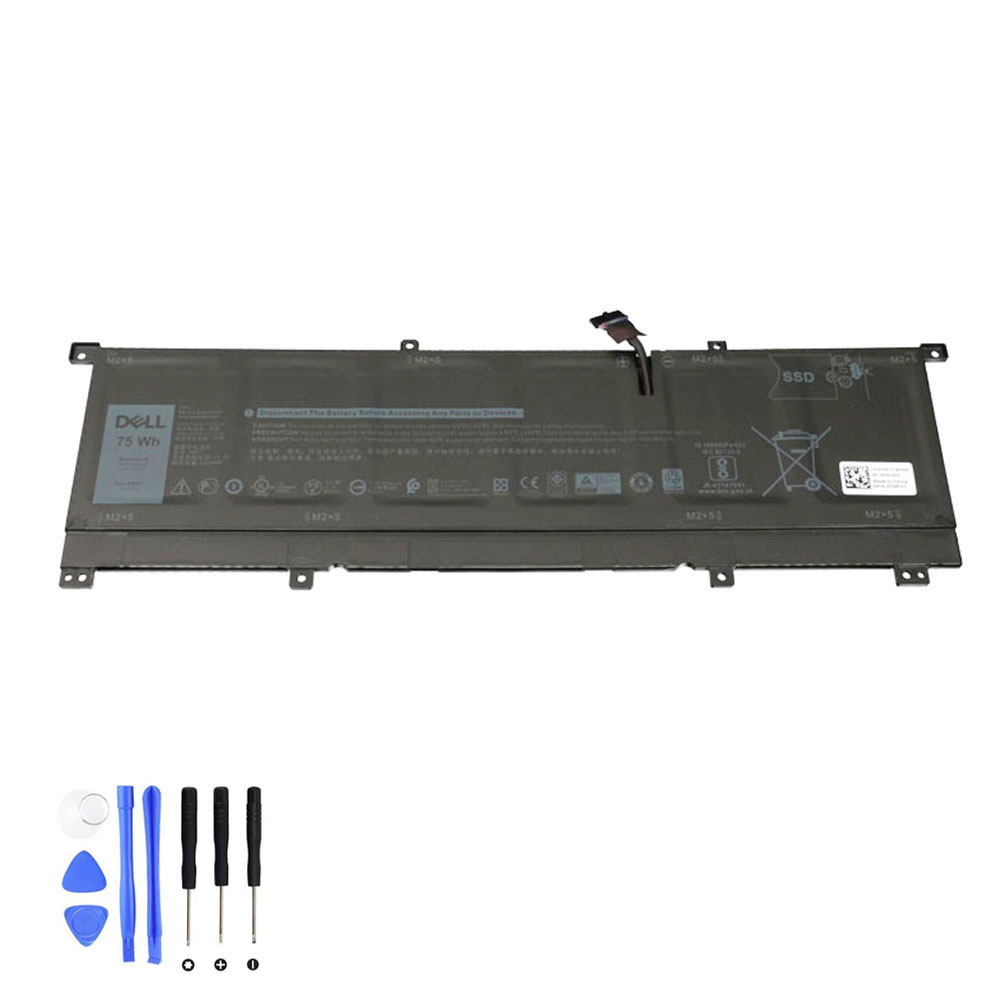 75Wh Dell 8N0T7 Akku