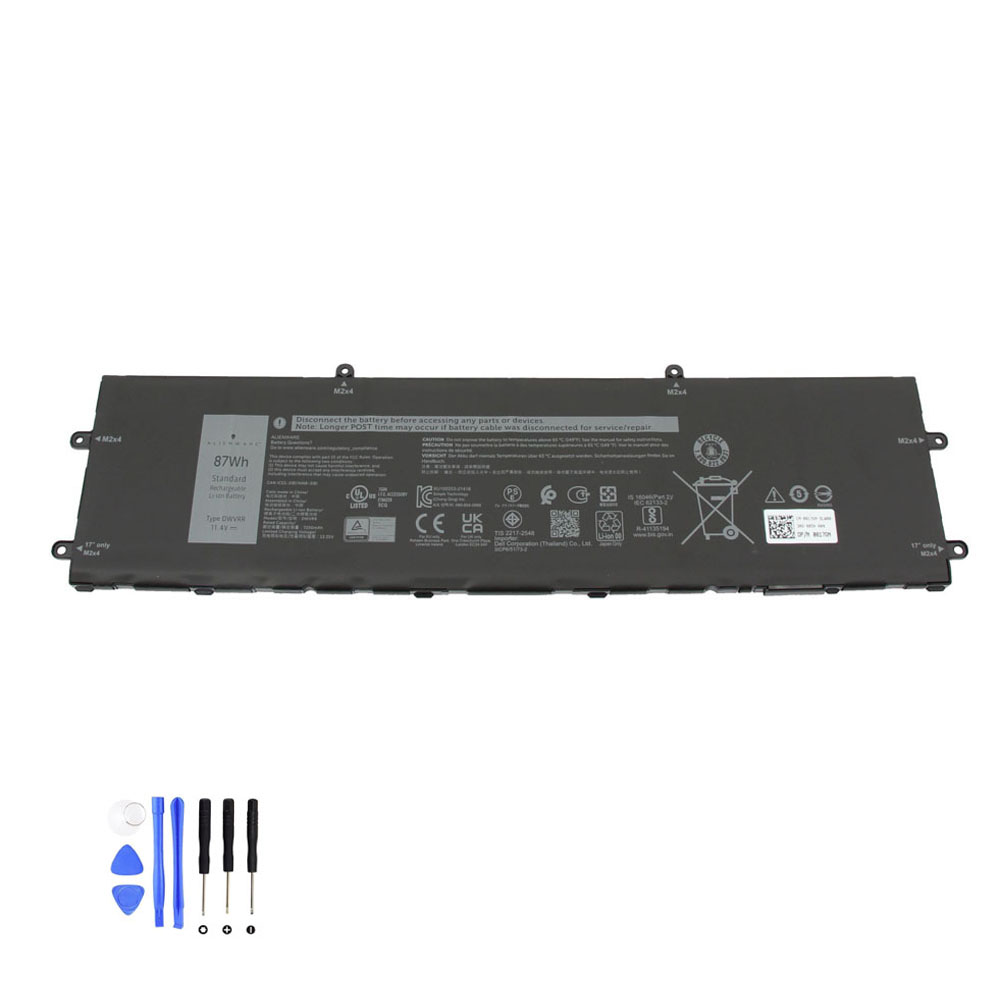 87Wh Dell DWVRR Akku