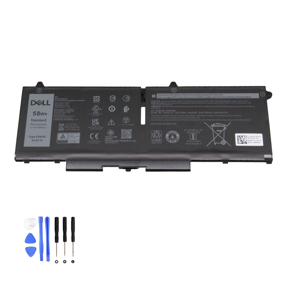58Wh Dell FK0VR Akku