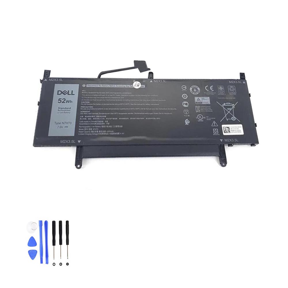52Wh Dell N7HT0 Akku