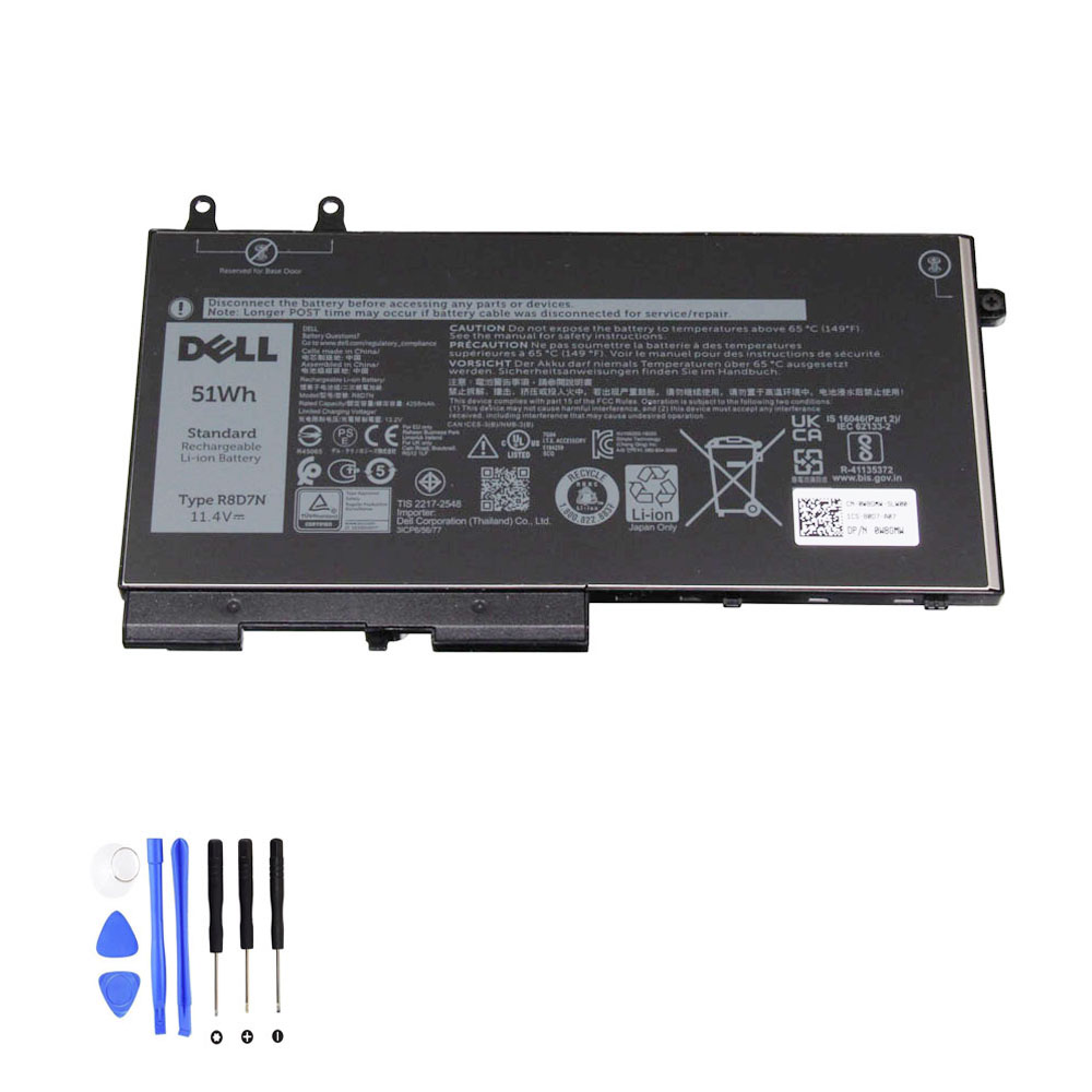 51Wh Dell R8D7N Akku