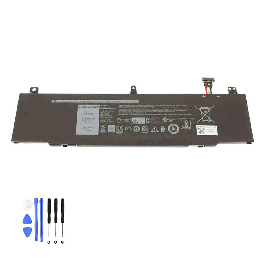 76Wh Dell TDW5P Akku