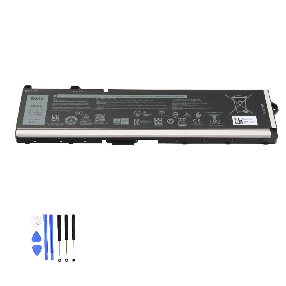 93Wh Dell X9FTM Akku