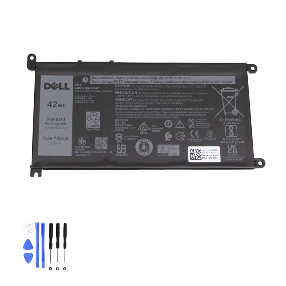 42Wh Dell YRDD6 Akku