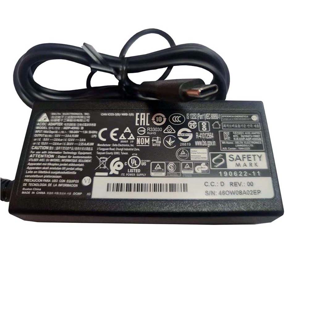 20V 2.25A 45W Delta USB-C Netzteil Ladegerät – Bild 3