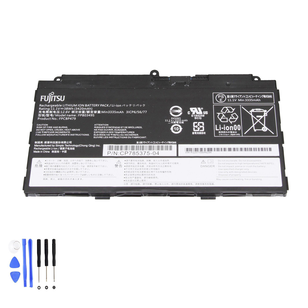 38Wh Fujitsu FPB0349S Akku