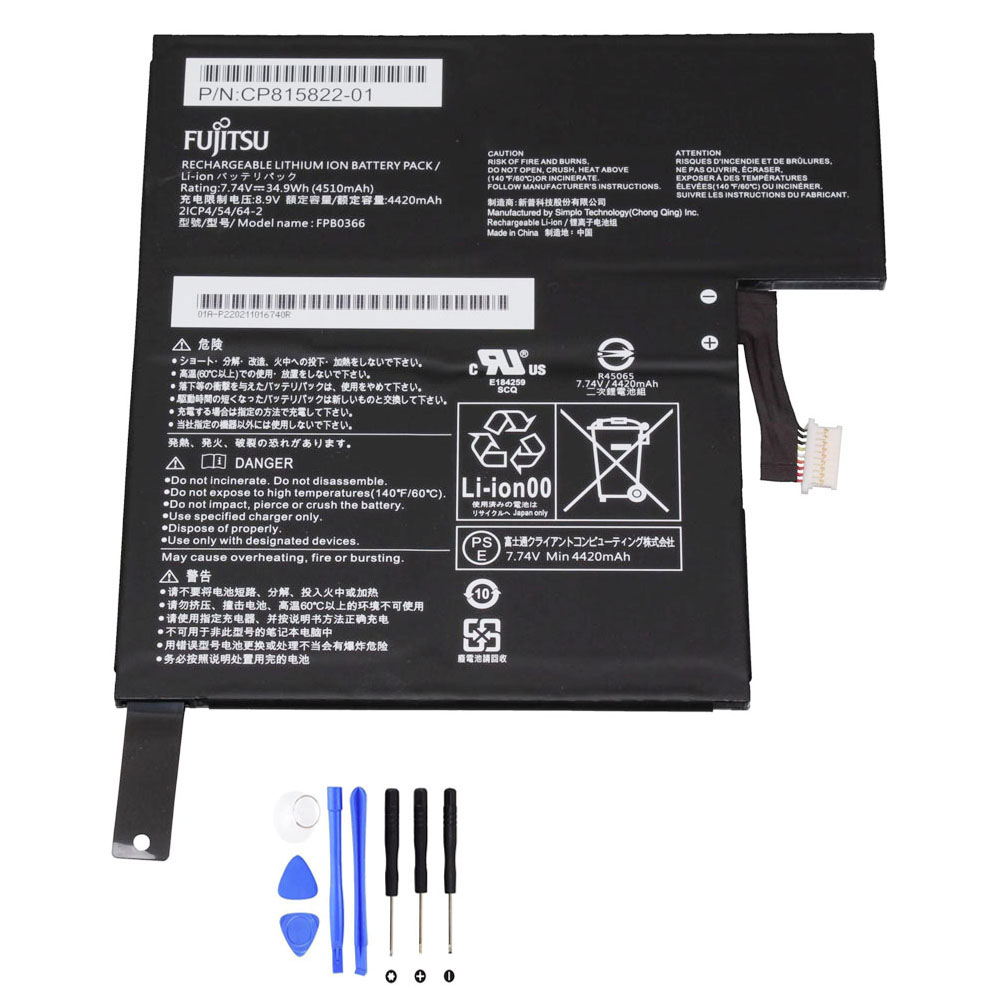 34.9Wh Fujitsu FPB0366 Akku