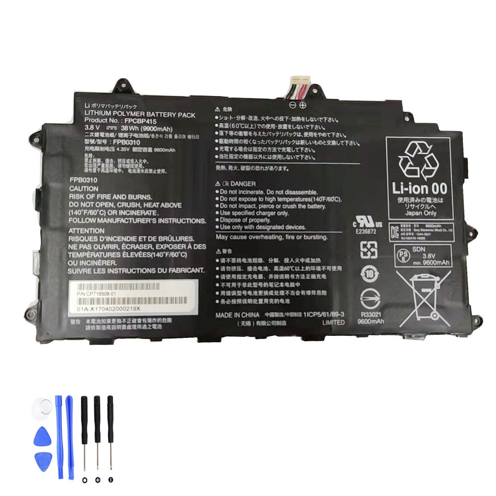 38Wh Fujitsu FPCBP415 Akku