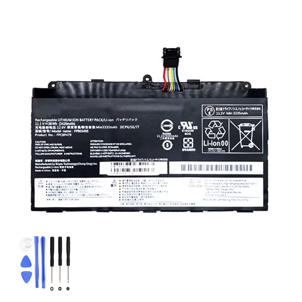 38Wh Fujitsu FPCBP479 Akku