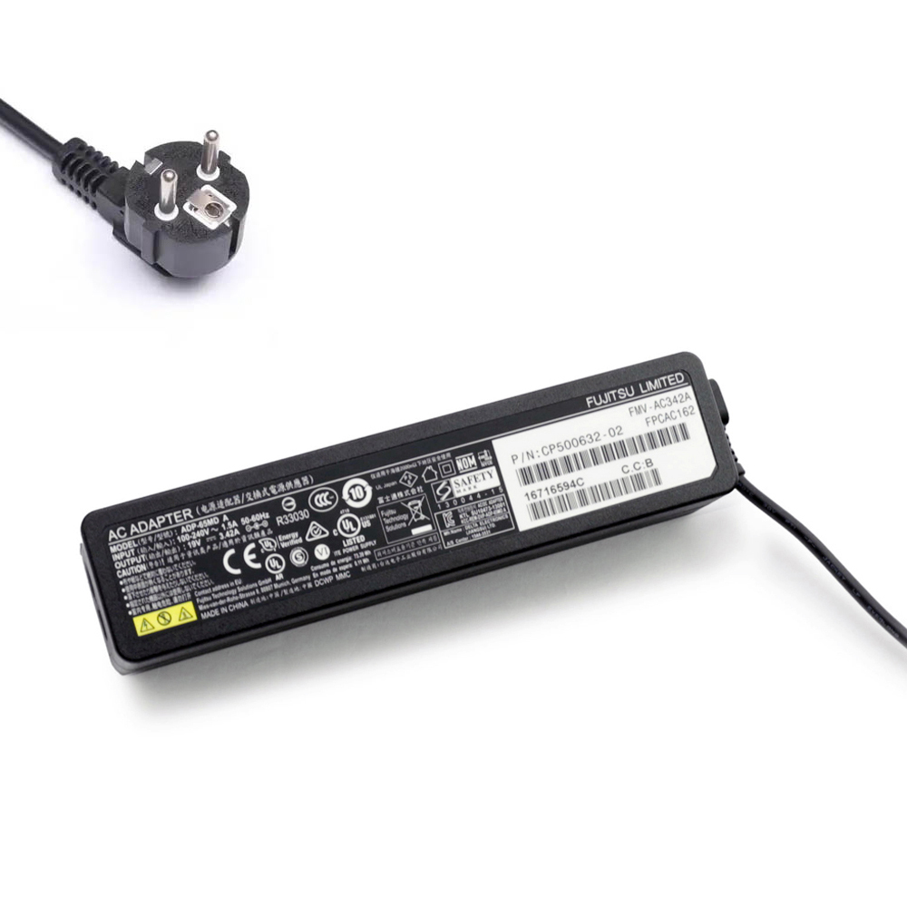 19V 3.42A 65W Fujitsu 3.4mm 1.0mm Netzteil Ladegerät