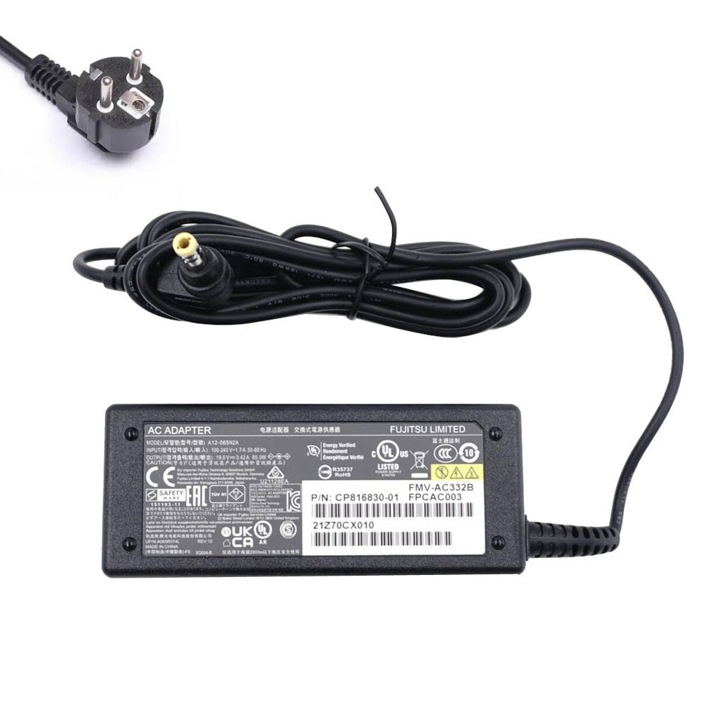 19V 3.42A 65W Fujitsu 5.5mm 2.5mm Netzteil Ladegerät