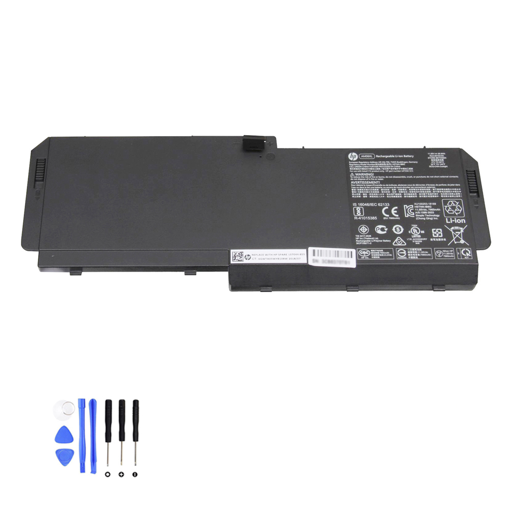 95.9Wh HP ZBook 17 G5 G6 AM06XL Akku