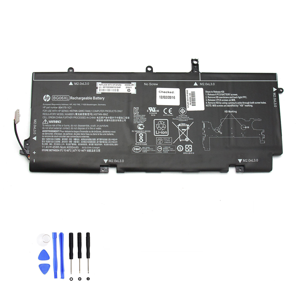 45Wh HP EliteBook 1040 G3 BG06XL Akku
