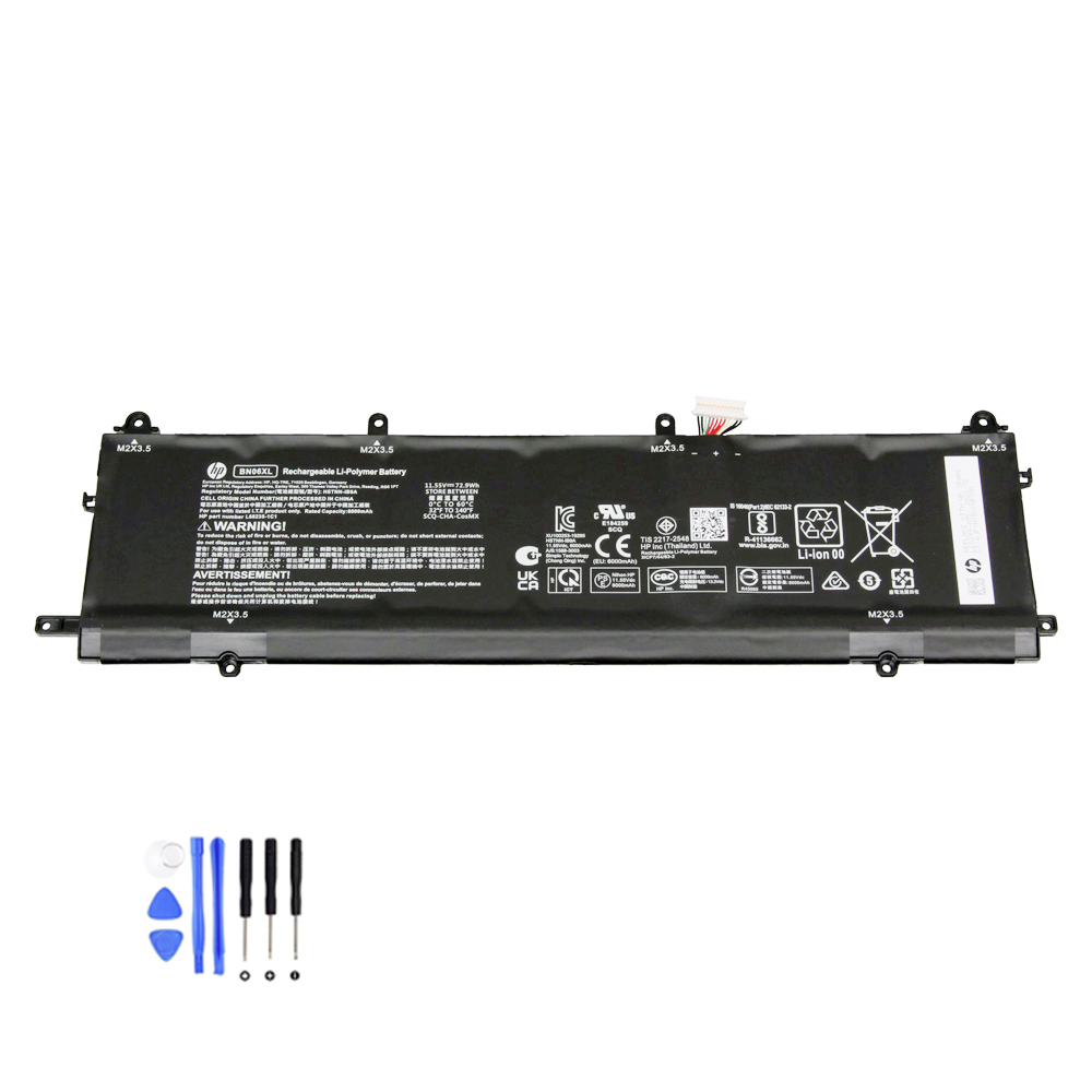 72.9Wh HP BN06XL Akku