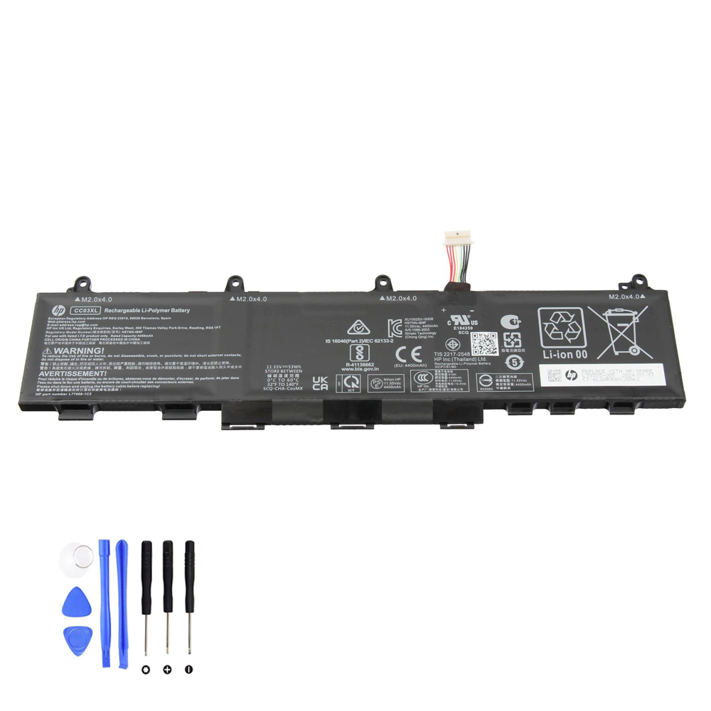 53Wh HP CC03XL Akku