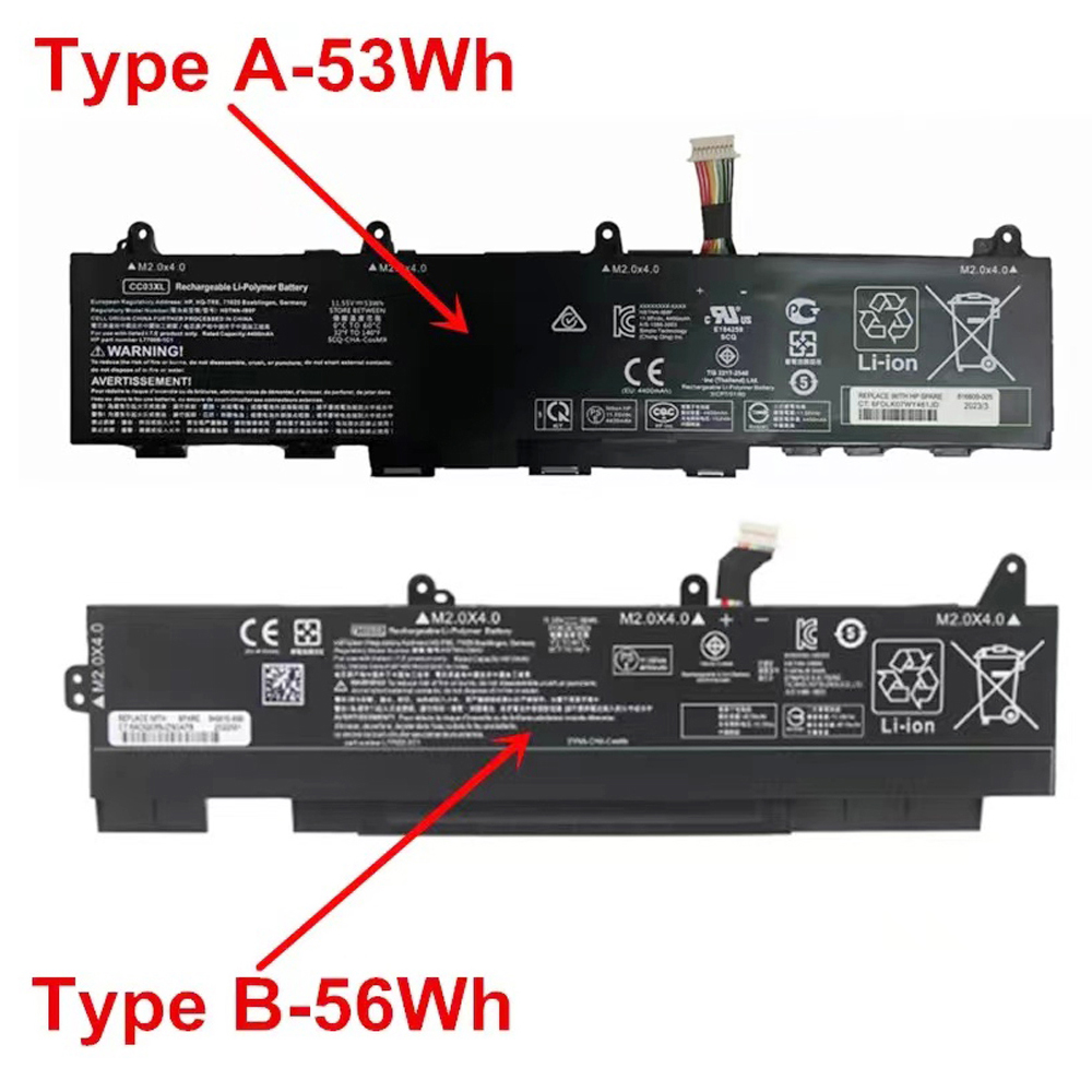 56Wh HP CC03XL Akku – Bild 2