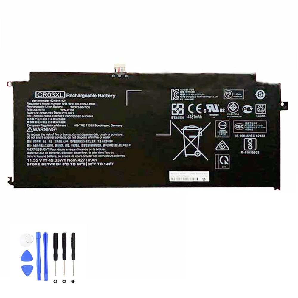49.33Wh HP CR03XL Akku