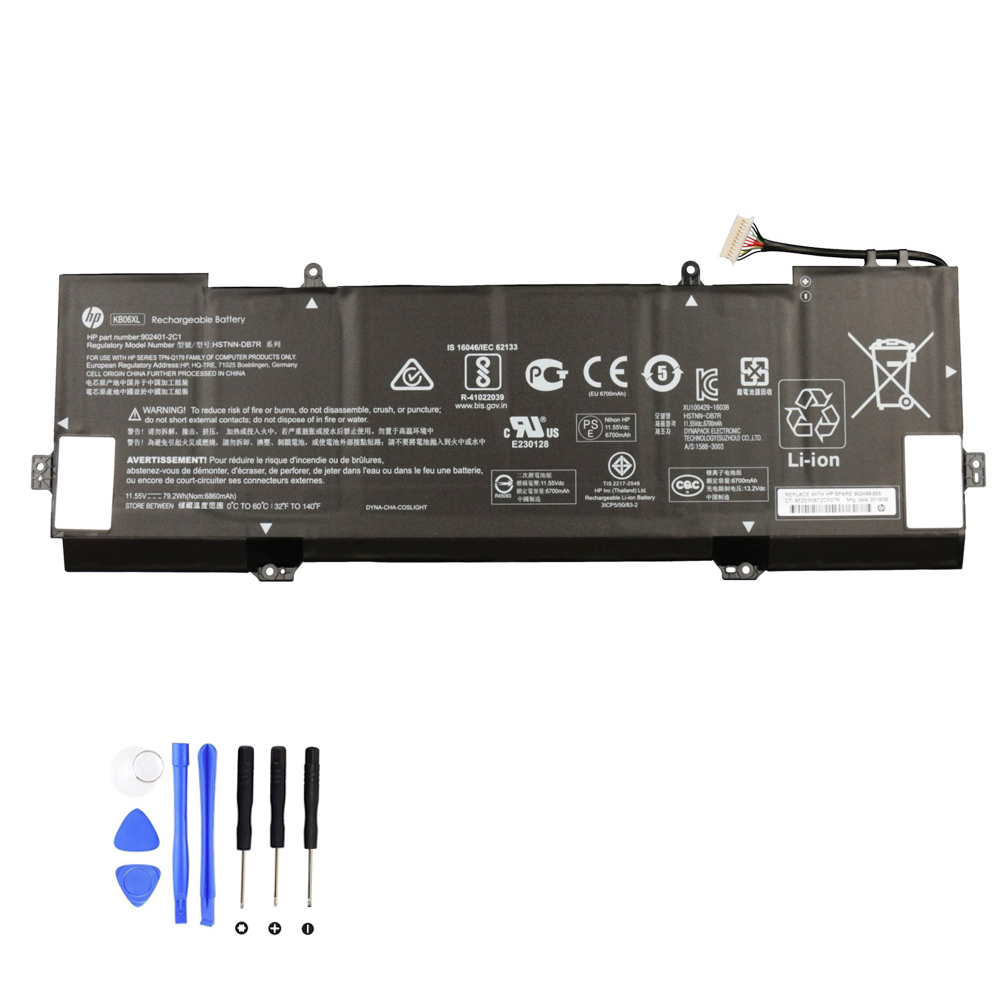 79.2Wh HP KB06XL Akku
