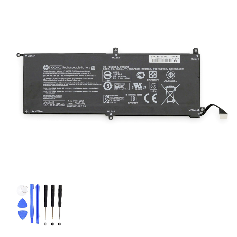 29Wh HP Pro Tablet x2 612 G1 KK04XL Akku