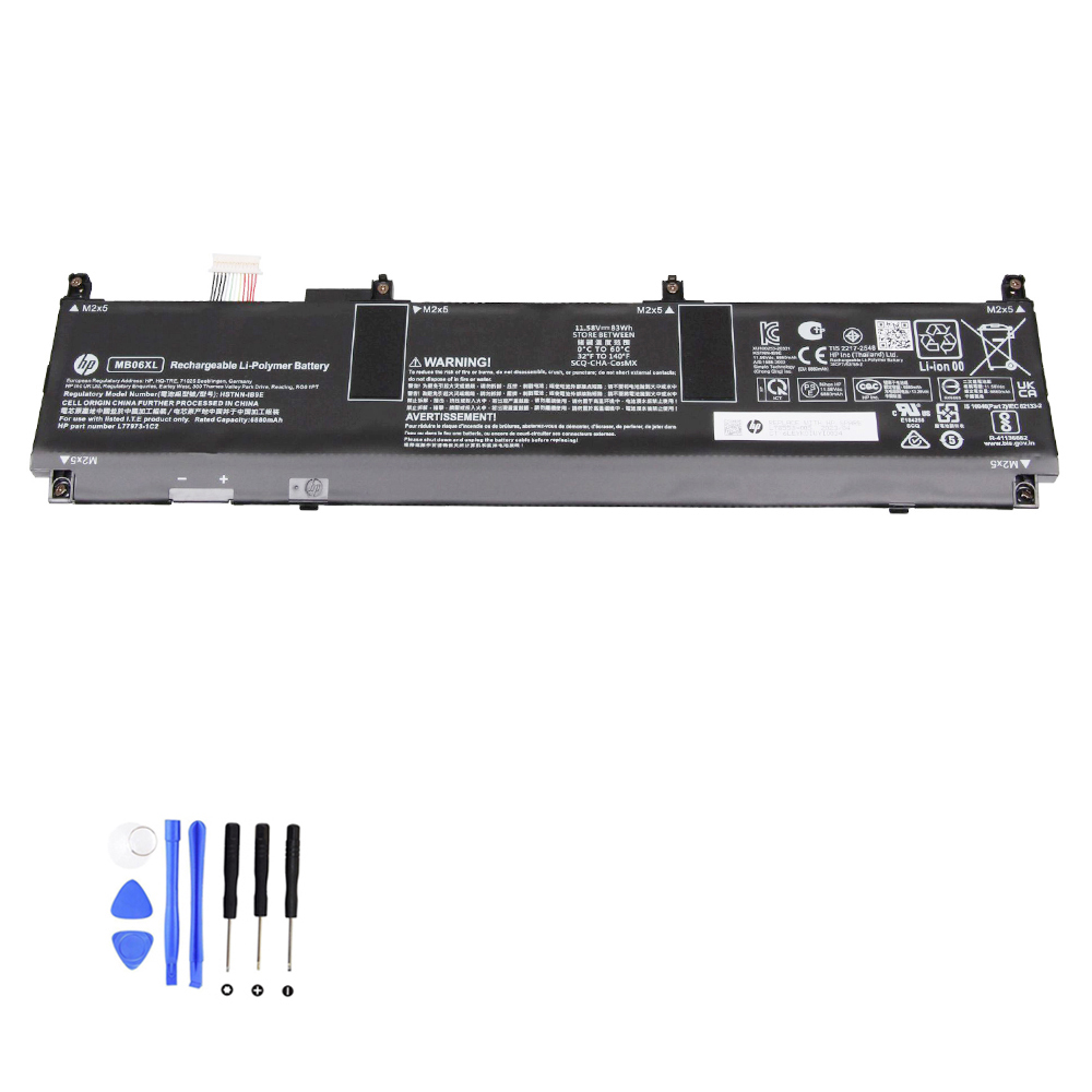 83Wh HP MB06XL Akku
