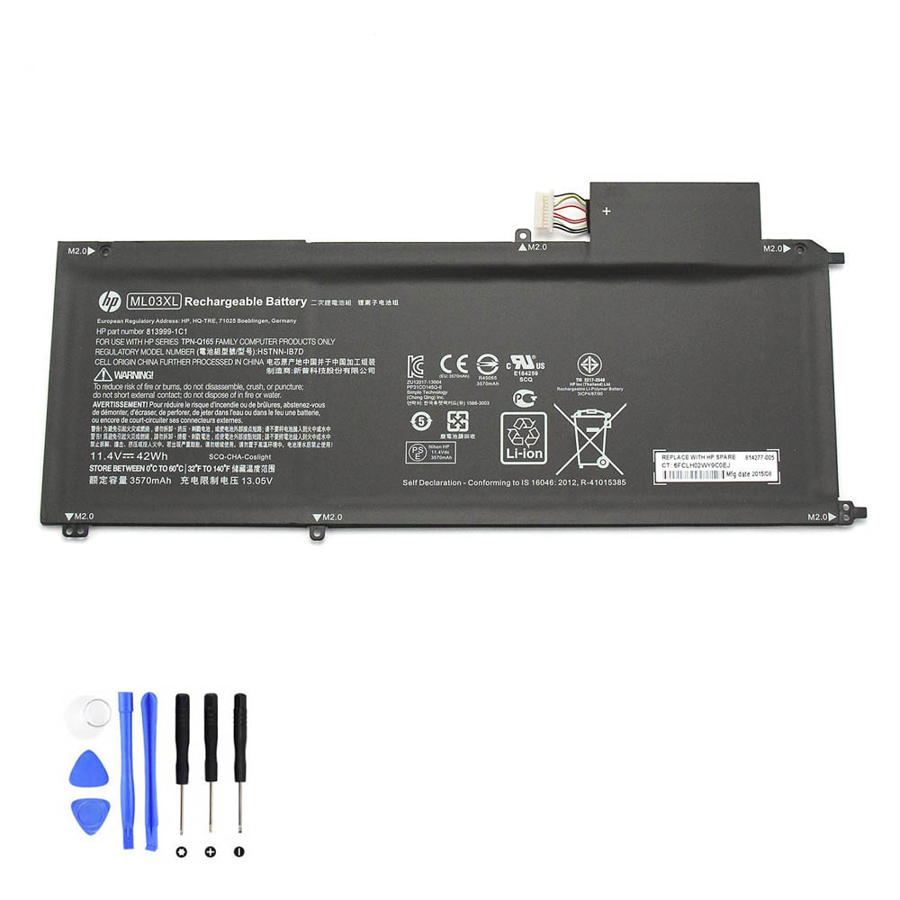 42Wh HP ML03XL Akku