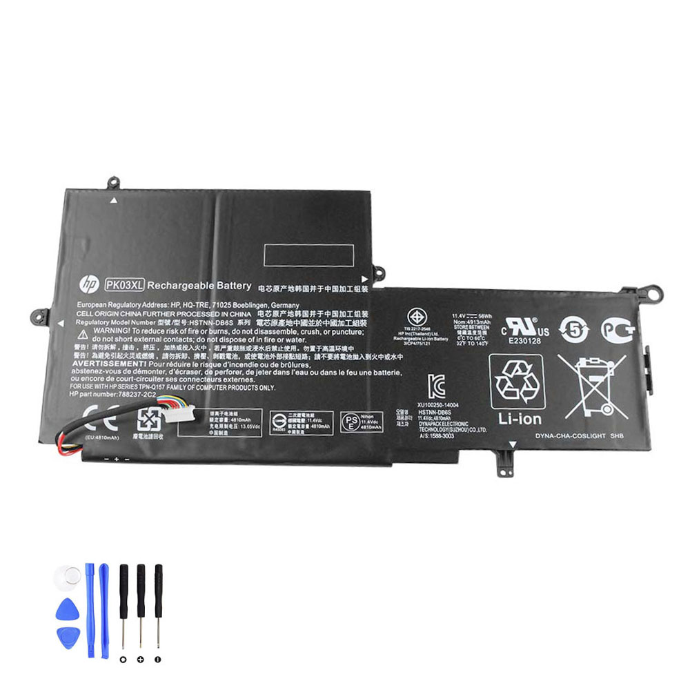 56Wh HP PK03XL Akku